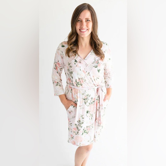 Posh Peanut Vintage Pink Rose Robe (Size S/M) - Picture 1 of 9